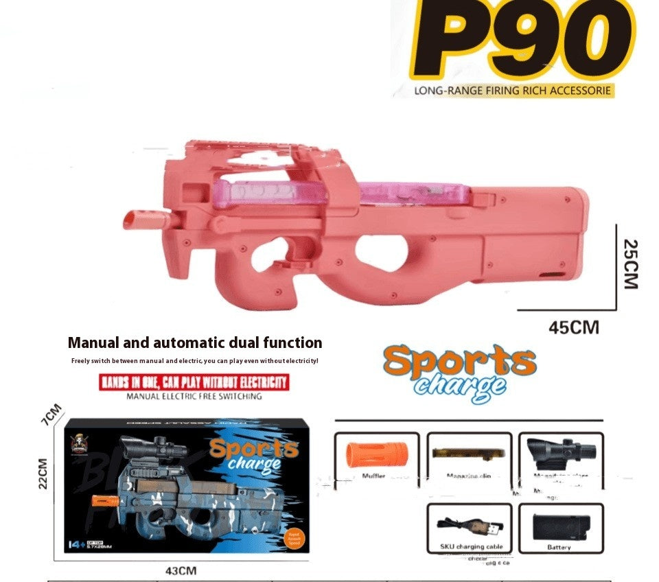 Rifle Eléctrico P90 con Carga